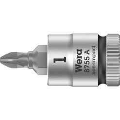 Wera 8755 A 05003353001 Kreuzschlitz Pozidriv Steckschlüssel-Bit-Einsatz PZ 1 1/4" (6.3 Mm)