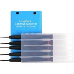 Bernstein Tools 4-380 Uhrmacher-Schraubendreher-Satz 5teilig Klingenbreite: 1 Mm, 1.5 Mm, 2 Mm, 2.5