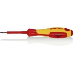 Knipex 98 24 00 VDE Kreuzschlitz-Schraubendreher PH 0 Klingenlänge: 60 Mm DIN EN 60900