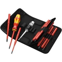 Wera 05003484001 VDE Wechselklingen-Set 16teilig Schlitz, Kreuzschlitz Phillips, Kreuzschlitz Pozidr