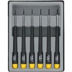 Donau Elektronik Elektronik- U. Feinmechanik Schraubendreher-Set 6teilig Innen-Sechskant