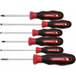 GEDORE 2K-Schraubendrehersatz PZ+SL 6tlg