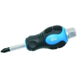 BGS TECHNIC BGS 7912 | SCHRAUBENDREHER, KLINGE MIT SECHSKANT-PROFIL | KREUZSCHLITZ PH2 | KLINGENLÄNGE 38 MM | SCHRAUBENZIEHER | CV-STAHL