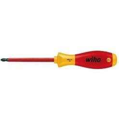 WIHA SCHRAUBENDREHER SOFTFINISH® ELECTRIC POZIDRIV (00880) PZ3 X 150 MM VDE GEPRÜFT, STÜCKGEPRÜFT, ERGONOMISCHER GRIFF FÜR KRAFT