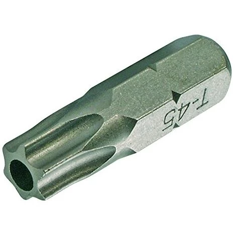 BGS TECHNIC BGS 4445 | BIT | ANTRIEB AUßENSECHSKANT 8 MM (5/16'') | T-PROFIL (FÜR TORX) MIT BOHRUNG T45