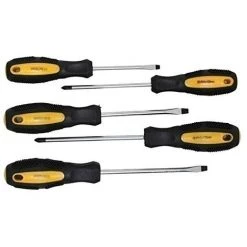 KRAFTMANN BGS DO IT YOURSELF 35835 | SCHRAUBENDREHER-SATZ | SCHLITZ/KREUZSCHLITZ | 5-TLG.