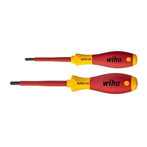Wiha VDE Schraubendreher-Set 2teilig Kreuzschlitz Pozidriv