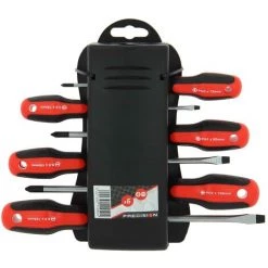 PRECISION-STEEL PRECI SET MIT 6 PRÄZISIONS-STAHLSCHRAUBENZIEHER