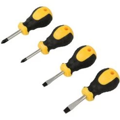 SILVERLINE 893790 VERGASERSCHRAUBENDREHER, 4-TLG.