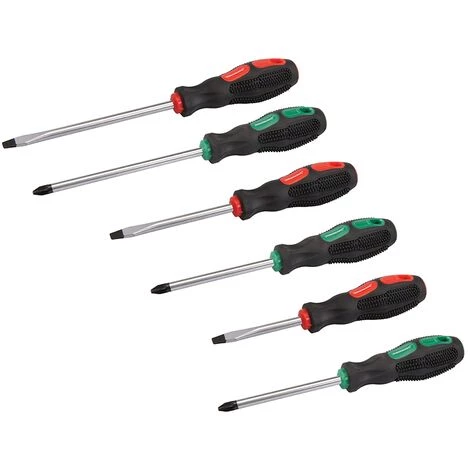 SILVERLINE 244458 UNIVERSAL-SCHRAUBENDREHER, BREIT, 6-TLG. SATZ 6-TLG.