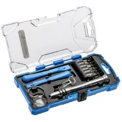 HOGERT Präzisionsschraubendreher-Set HT1S271 Sechsrund Kreuz Schlitz Stern Bit Handy Set