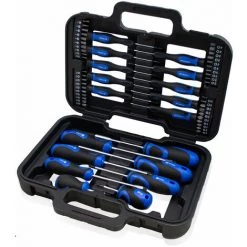 Bituxx 58 Tlg Schraubendreher Und Bit Set Kreuz Schlitz Torx Sechskant PH T10-T30 H2-H6 Uvm