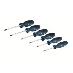 ROBERT BOSCH GMBH Bosch Professional 6 Tlg. Torx Schraubendreher Schraubenzieher Set, S2-Stahl