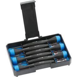 HOGERT 6-teiliges Feinmechaniker Schraubendreher-Set Högert Schraubenzieher HT1S272