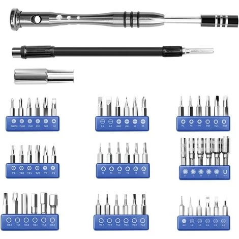 BRIDAY 57-in-1-Magnet-Präzisions-Schraubendreher-Kit, Schraubendreher-Reparaturwerkzeuge Für Laptop, Computer, Brille, Laptop, Gerät – Bild 2