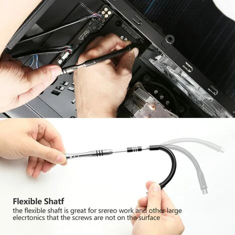 BRIDAY 57-in-1-Magnet-Präzisions-Schraubendreher-Kit, Schraubendreher-Reparaturwerkzeuge Für Laptop, Computer, Brille, Laptop, Gerät – Bild 5