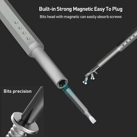 LANGRAY Iphone Präzisionsschraubendreher , 48-teiliges Mini-Stahl-Handy-Reparatur-Schraubendreher-Kit Für S2-Werkzeug, Handy-Modell, Kamera, Computer – Bild 5