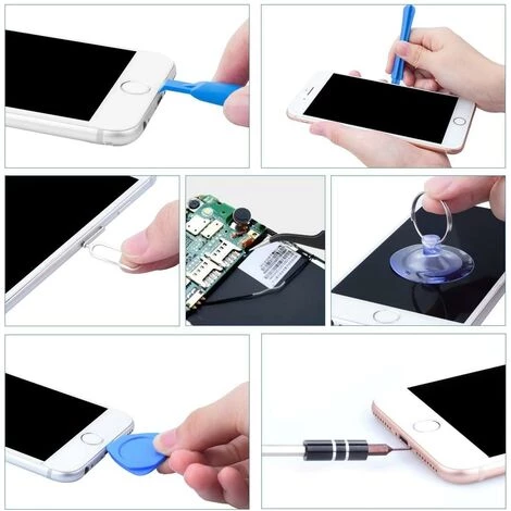 LangRay 110 In 1 Präzisions-Schraubendreher-Set Multifunktions-Magnetschraubendreher-Set Für Laptop Mac Uhr Spielzeug Spielzeug Brille Gerät (blau) – Bild 5