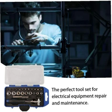 TRIOMPHE Industriewerkzeuge Multifunktionales Mini-Ratschen-Schraubendreher-Bit-Set Triumph Precise Shot Repair Tool Kit 23PCS – Bild 4