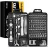 TINOR Feinmechaniker Schraubendreher Set S2 135-teilig, Mini Reparatur Werkzeug Set Für Elektronik, Handy, Laptop, Uhren, Kamera, Handwerker Geschenk Für Mann, Papa, Freund