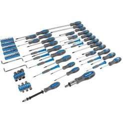 SATZ SCHRAUBENZIEHER UND ZUBEHÖR, 100 ST. SILVERLINE 283983