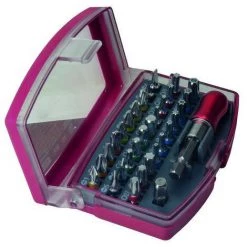 JARDIBOUTIQUE Schraubendreher + Bithalter (32 Stück)