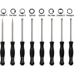 BETTERLIFE Verschiedene Vergaser-Schraubendreher, Vergaser-Einstellwerkzeug-Set Vergaser-Einstellung Für 2-Takt-Motoren, 8-tlg