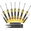 QERSTA Professionelle Präzisions-Magnet-Torx/Stern/Tx-Schraubendreher, Set/Kit Mit 6 Stück, T3 T4 T5 T6 T8 T10