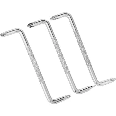 LANGRAY 3 Teile / Los Offset-Schraubendreher-Set, Rechtwinkliger Schlitz Z-Typ-Phillips-Schraubendreher-Handwerkzeug