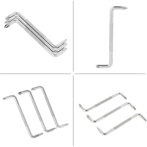 LANGRAY 3 Teile / Los Offset-Schraubendreher-Set, Rechtwinkliger Schlitz Z-Typ-Phillips-Schraubendreher-Handwerkzeug – Bild 5
