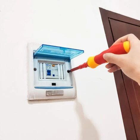 TINOR Multifunktionales 7-teiliges Isoliertes Elektro-Schraubendreher-Set 14 In 1 Austauschbarem Elektriker-Reparatur-Werkzeugsatz Aus Legierung – Bild 5