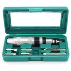 TINOR 8-teiliger Schlagschrauber Und Bits Umkehrbarer Manueller Schlagschrauber Mit Schlagschraubkorrektur