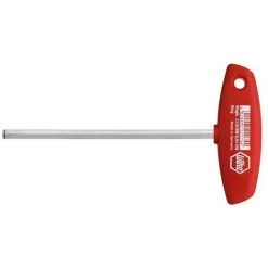 WIHA STIFTSCHLÜSSEL MIT QUERGRIFF SECHSKANT KLEMMRINGFUNKTION MAGICRING® FÜR DAS HALTEN VON SCHRAUBEN OHNE MAGNET GLANZVERNICKEL