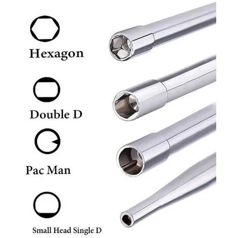 Werkzeugset Schraubendreher Schwarz 16cm 10St FUIENKO – Bild 2