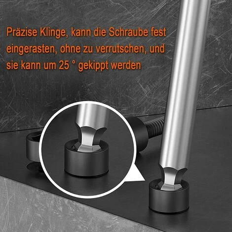 TINOR Ball End Hex Schraubendreher 9 Pcs Sechskantschaft Kugelkopf Schraubendreher 1,5/2/2,5/3/4/5/6/8mm/10mm Innensechskant Kugelkopf Schraubendreher Satz – Bild 5