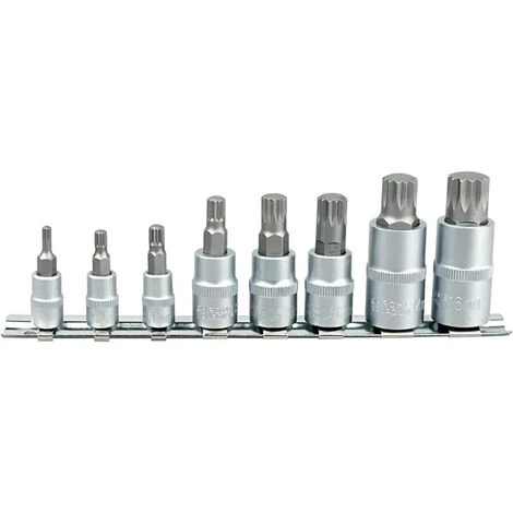 TINOR 8-teiliges Ratschen-Schraubendreher-Bit-Set Aus Stahl, 45#, M4 ~ M16, 1/4 Zoll 3/8 Zoll 1/2 Zoll Antriebsadapter Universalkopf Für – Bild 4