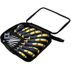 TINOR Schraubendreher-Set Multifunktions-Magnet-Torx-Flachkopf-Treiber-Präzisionsschraubendreher-Tool-Kit 10pcs-Handwerkzeugsatz