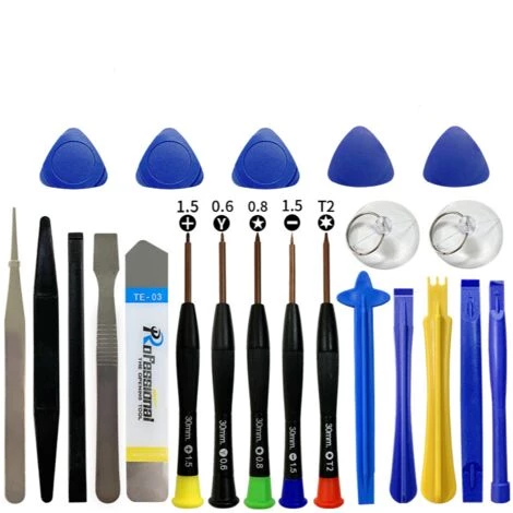 DONTODENT Mini-Schraubendreher-Set, Handy-Reparatur-Werkzeug-Set Für Demontage Und Reparatur – 22-teiliges Set – S2-gehärteter Schneidkopf – Verpackt