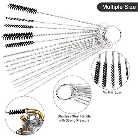 WERKZEUGE 10 Schraubendreher Zum Einstellen Von Walbro-Vergasern Kleiner 2-Takt-Motoren Von Husqvarna Troy-Bilt-Kettensägen/Kreisel/etc Etc. Mit Bürstensatz Und Reinigungswerkzeugsatz – Bild 4