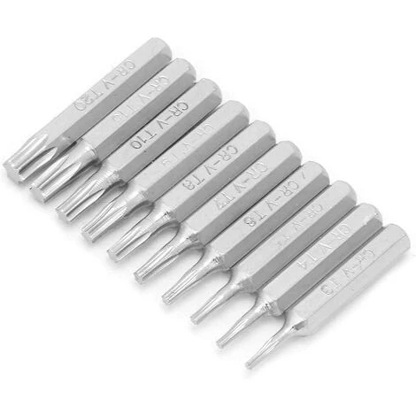 WERKZEUGE 10 Stück 4 Mm Kreuzschlitz-Schraubendreher-Bits Mit Sechskantschaft Zur Einfachen Befestigung Von Elektronikreparaturen T3/T4/T5/T6/T7/T8/T9/T10/T15/T20