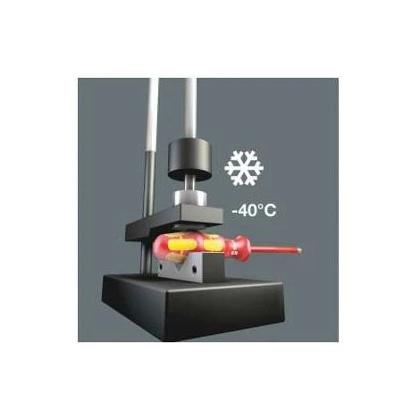 Wera 165 IS PZ/S VDE-isolierte Schraubendreher Für PlusMinus-Schrauben (Pozidriv/Schlitz) Mit Reduziertem Klingendurchmesser # 1x80 – Bild 2