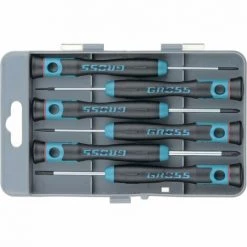 GROSS - Präzisions-Schraubendreher-Satz - 6-tlg. - Zweikomponentengriff