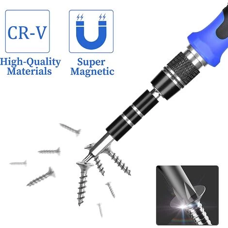 OCXIN Feinmechaniker Schraubendreher Set 115-teilig, Mini Reparatur Werkzeug Set Für Elektroniker, Laptop, Tablet, Uhren, Kamera – Bild 3