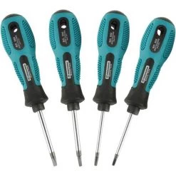 BEARSU Dreikant-Schraubendreher-Set, 4-teiliges Magnetisches Multifunktions-Reparaturwerkzeug 1,8/2/2,3/3 * 50 Mm Chrom-Vanadium-Präzisions-Reparaturwerkzeug-Kit