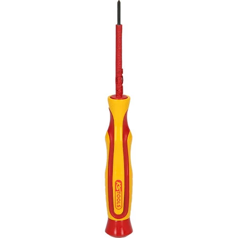 KSTOOLS® KS TOOLS Präzisions-Schraubendreher Mit Schutzisolierung Für Kreuzschlitzschrauben PH, PH1 – Bild 2