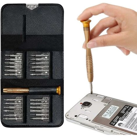 Kueatily 25-teiliges Präzisions-Schraubendreher-Set, 25-in-1-Mini-Schraubendreher-Werkzeugsatz – Bild 2