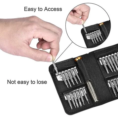 Kueatily Präzisions-Schraubendreher Mini 25 In 1 Präzisions-Schraubendreher-Kit Schraubendreher-Reparatur – Bild 3