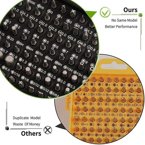Kueatily 135 In 1 Präzisions-Schraubendreher-Kit Für Präzisions-Schraubendreher-Mini-Reparatur – Bild 3