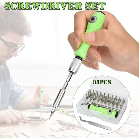 Kueatily 32 In 1 Präzisions-Schraubendreher Präzisions-Schraubendreher-Set DIY Repair Tool Kit, – Bild 2