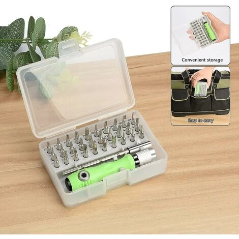 Kueatily 32 In 1 Präzisions-Schraubendreher Präzisions-Schraubendreher-Set DIY Repair Tool Kit, – Bild 3